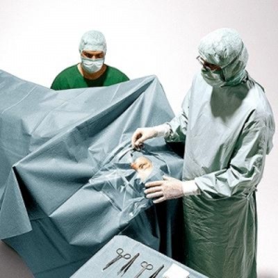 Комплект белья хирургический Barrier офтальмологический (простыня, покрытие для стола и полотенце), 16шт, 903167