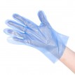 Перчатки Albens одноразовые голубые глянцевые, размер универсальный, 100шт, 7086