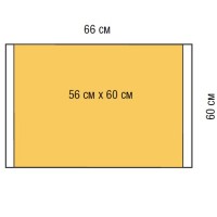 Пленки Ioban 2 с йодофором для ассептики операционного поля разрезаемые, 66х60см (56х60см), 6648