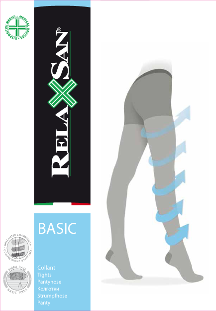 Колготки Relaxsan Basic Collant 70 компрессионные прозрачные для профилактики варикоза и отеков 70ден, 780