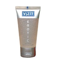 Гель - смазка возбуждающая Визит / Vizit Erotic, на водной основе, прозрачный, без запаха, увлажняет, 60мл