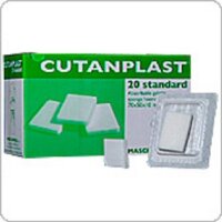 Гемостатическая губка Cutanplast для кардиохирургии абсорбирующая желатиновая стерильная прочная, саморассасывающася 70х50х10мм, 20 шт, 0517050-2