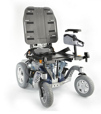 Кресло-коляска инвалидная Invacare Storm 4 с электроприводом и высокой проходимостью, запас хода 36км, 1893