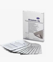 Повязка Atrauman AG (Атрауман АГ) с серебром мазевая антибактериальная, 5х5см