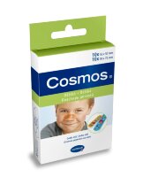 Пластырь Cosmos Kids (Космос Детский) гипоаллергенный, пластинки с рисунками, в наборе 2 размера по 10шт, 535623