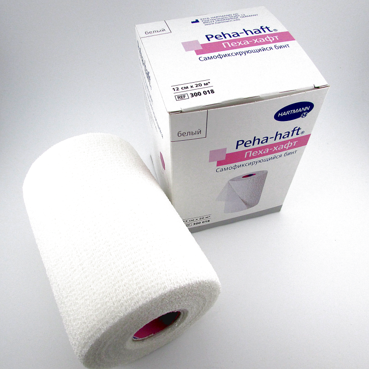 Бинт Peha-haft (Пеха Хафт) самофиксирующийся без латекса размером 12см х 20м, 300018