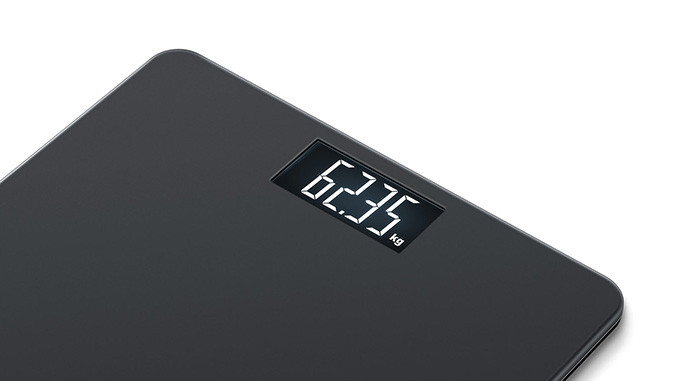 Весы напольные Beurer PS 240 soft grip для контроля веса с нескользящим покрытием платформы и дисплеем с подсветкой