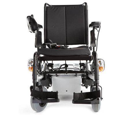 Кресло-коляска с электроприводом Invacare Stream инвалидная для улицы и дома, с сист6мой освещения, до 130кг, 0264