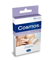 Пластырь Cosmos Sensitive (Космос Сенситив) для особо чувствительной кожи из мягкого нетканого, 19х72мм, 20шт, 535323