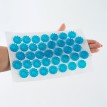 Тибетский иппликатор Кузнецова малый массажный коврик для интенсивного воздействия на ткани, размер 12 на 22см синий