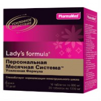 Lady's formula ПМСистема усиленная формула нормализует менструальный цикл, сокращает продолжительность, снижает боль, 30шт