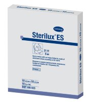 Sterilux ES/Стерилюкс EC - салфетки стерильные 10х10 см, 21нить 8слоев, 2шт х 5