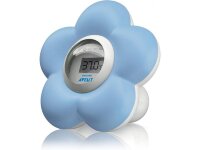Термометр цифровой для ванной Avent, детский, создан в виде цветка, из ударопрочного пластика, без ртути, безопасный