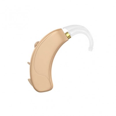 Слуховой аппарат Ретро А1-1 для компенсации слабых и средних потерь слуха, заушный среднечастотный с усилением до 55Дб