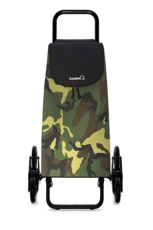 Сумка-тележка Garmol Camuflaje хозяйственная с шестью колесами и складной подножкой, нагрузка до 50кг, 2183х3CMFC-43