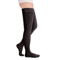 Чулки компрессионные Luomma Idealista на широкое бедро 2-го класса с резинкой на силиконовой основе, OPT ID-300W