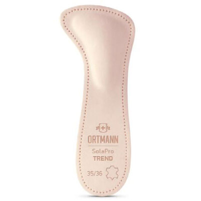 Полустельки SolaPro trend Ortmann ортопедические для открытой и закрытой обуви с каблуком 5-7см, BZ0171