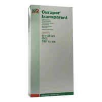 Повязка Curapor Transparent послеоперационная прозрачная влагозащитная для ран 10х25см 25шт, 13105