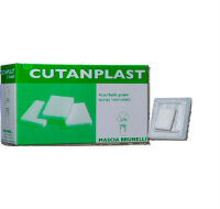 Гемостатическая губка Cutanplast для общей хирургии саморассасывающая абсорбирующая желатиновая, 80x125x10мм, 10 шт, 05880125-1