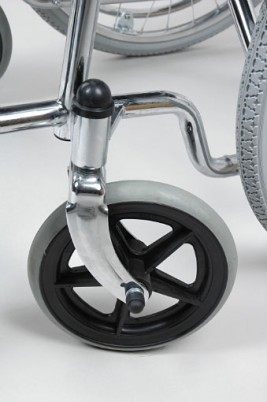 Кресло-коляска Barry B2 Valentine узкая (ширина 62см) складная стальная рама, нагрузка до 100кг