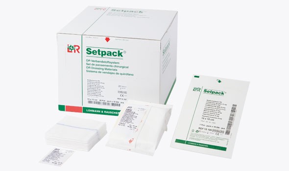 Салфетки для брюшной полости Setpack (Сетпак) стерильные марлевые 4-х слойные, 40х40см, белые, 5шт, 15001