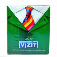 Презервативы VIZIT Color Цветные ароматизированные 3 шт