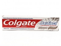 Паста зубная Колгейт / Colgate макс блеск, очищает, не повреждает эмаль, с отбеливающими пластинами, 100мл