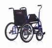 Кресло-коляска Ortonica Base 145 с рычажным управлением несъемными подлокотниками и ручным тормозом, нагрузка до 130кг