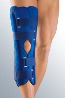 Шина для колена medi Classic жесткая нерегулируемая иммобилизация в положении 0 или 20 градусов, синяя, 845-0-20