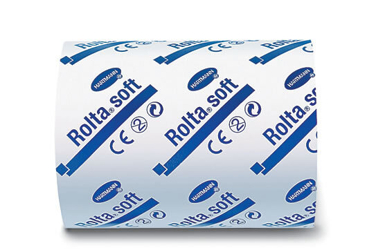 Бинт Rolta-soft (Ролта-софт) синтетический ватный подкладочный бинт под гипсовые повязки, 3м х10см, 6шт, 932045