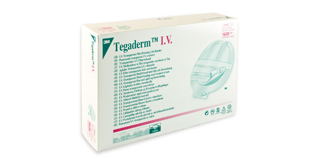 Наклейка Tegaderm IV (Тегадерм Ай Ви) пленочная прозрачная для катетеров с U-образным вырезом, 8.5х10.5см, 1635