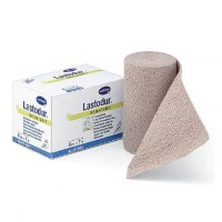 Бинт Lastodur (Ластодур) эластичный с зажимами телесного цвета 7м х12см, 931656