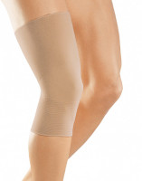 Бандаж на колено elastic knee support стандартный обеспечит компрессию и массаж, унисекс, бежевый, 601