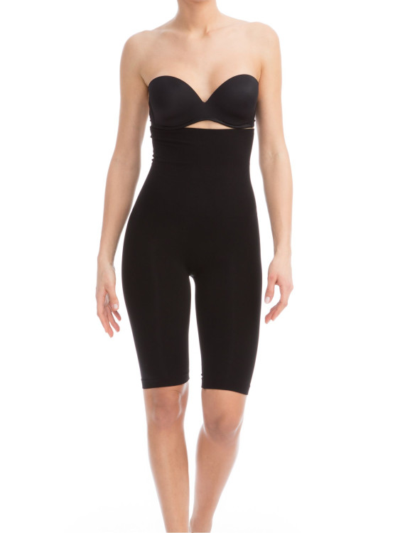 Антицеллюлитные шорты до колен с высокой талией BODYSHAPER FarmaCell 603Y 
