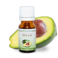 Масло косметическое Авокадо Олеос с витаминно-антиоксидантным комплексом, питает кожу, замедляет процесс старения, 10мл
