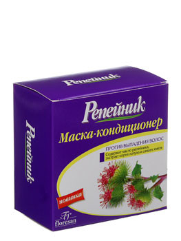 Репейник маска-кондиционер против выпадения волос, стимулирует рост, питает корни, банка 250мл