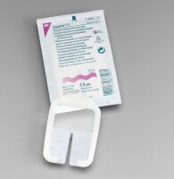 Повязка Tegaderm IV 3M пленочная прозрачная для катетеров с портом, прозрачная с U-образным вырезом 7х8.5см, 100шт, 1633