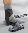 Ортез на голеностопный сустав Push ortho Ankle Brace Aequi, стабилизирует, нормализует тонус мышц, цвет серый, 3.20.1