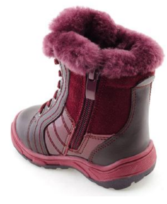 Ботинки Сурсил-Орто детские ортопедические зимние из натуральной кожи и меха, жесткий задник, А43-047