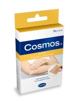 Пластырь Cosmos Textile Elastic (Космос Текстил Эластик) текстильные полоски цвета кожи, 6х10см, 5шт, 535203