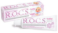 Паста зубная детская Рокс / Rocs baby, с ароматом липы, от 0 до 3 лет, защищает от кариеса, освежает, 45г