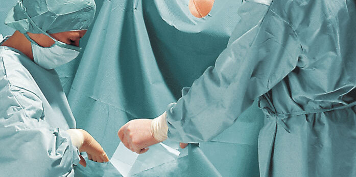 Простыня хирургическая BARRIER для вертикальной изоляции, стерильная, одноразовая, размер 330х240см, 10 шт, 826020