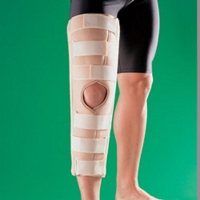 Ортез коленный OPPO Medical тутор для полной фиксации при реабилитации после операций и травм, длина 45см, 4030-18
