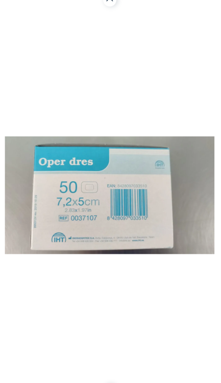 Повязка Oper Dress (Опер Дресс) самофиксирующаяся с абсорбирующей прокладкой, 7.2 х5см, 50шт, 0037107