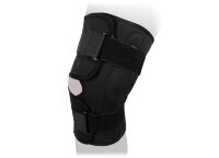 Бандаж на коленный сустав Ttoman разъемный со съемными шарнирами для реабилитации после травм и операций, черный, KS-050