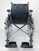 Кресло-коляска Valentine Barry B3 складная из стали со съемными подлокотниками и подножками, шины литые, до 100кг