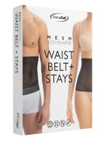 Пояс моделирующий Унисекс из сетки MESH BODYSHAPER черный, 605RS 