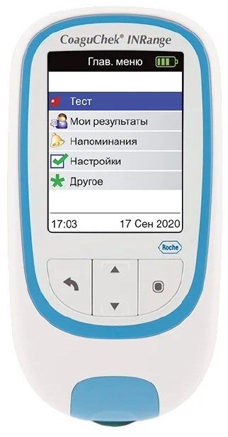 Коагулометр CoaguChek INRange Коагучек инрендж для самоконтроля протромбинового времени