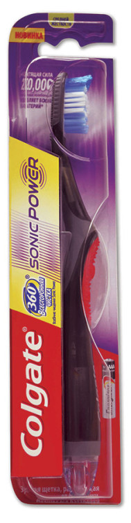 Colgate 360° Всесторонняя чистка Sonic Power Зубная щетка на батарейках