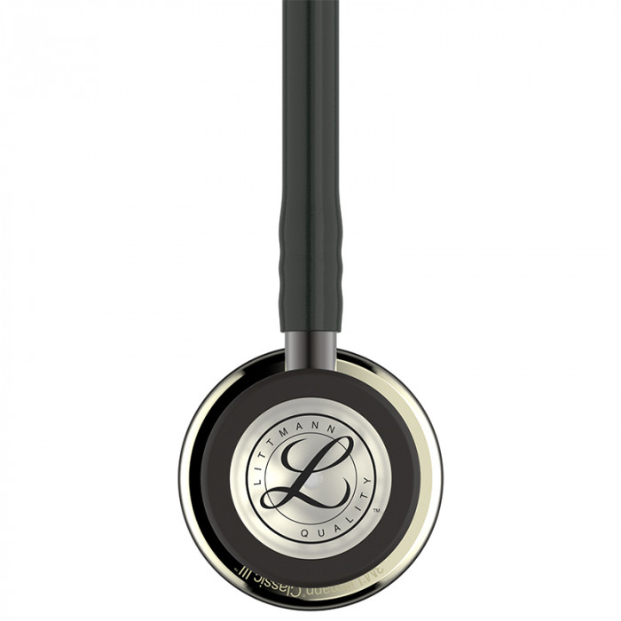 Стетоскоп Littmann Classic III с двусторонней акустической головкой, с черной трубкой длиной 69см, 5861